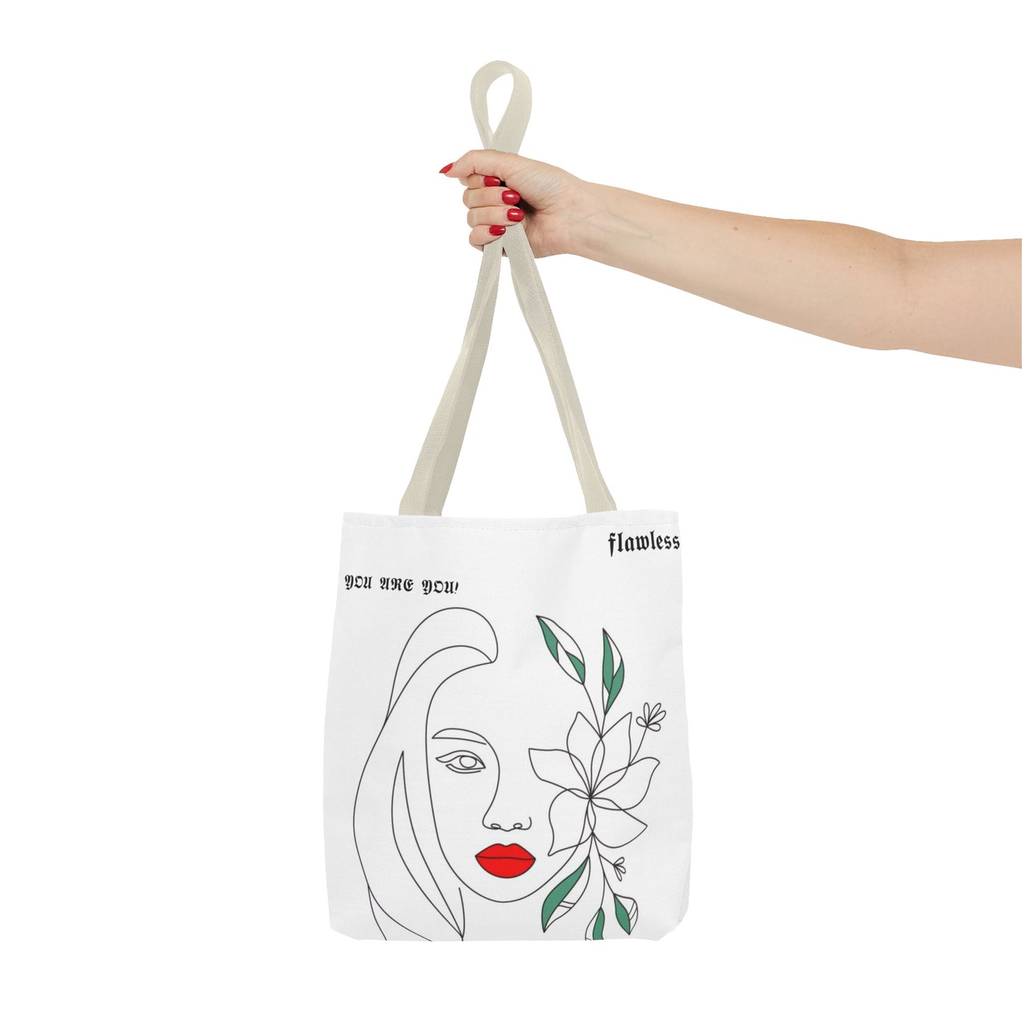 Flawless Woman Tote Bag - Stylish Chic Design for Confident Women