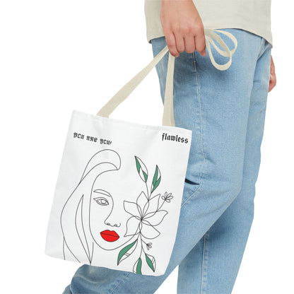 Flawless Woman Tote Bag - Stylish Chic Design for Confident Women